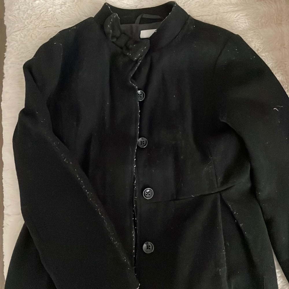 black pea coat